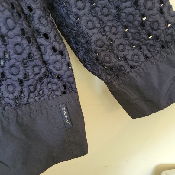 Moncler Obsidienne lace eyelet jacket NWT size 0/xs - Picture 3 of 12
